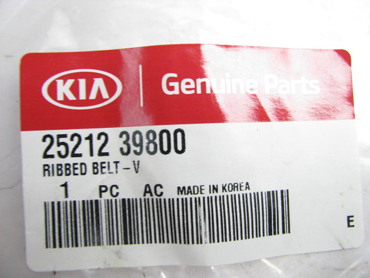 NEW - OEM 2521239800 Serpentine Belt - 0.69'' X 45.00'' - 5 Ribs For Kia