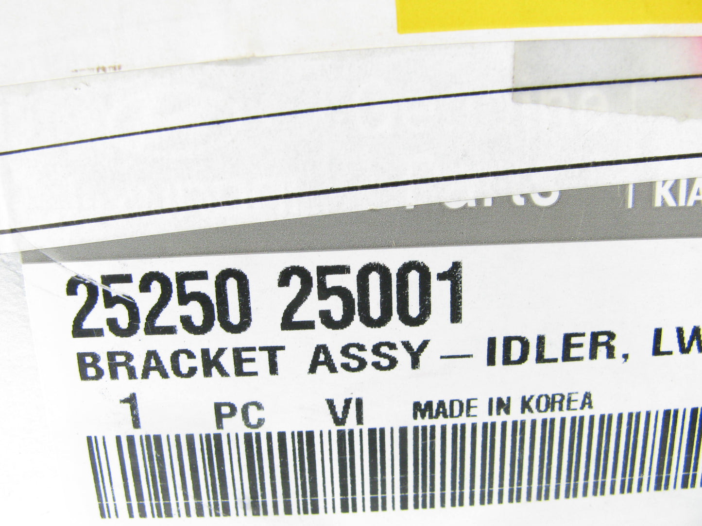 NEW 2525025001 A/C Drive Belt Idler Pulley W/ Bracket OEM For 11-13 Kia Forte