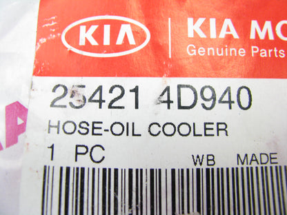 NEW GENUINE Transmission Oil Cooler Hose OEM For 06-12 Kia Sedona 254214D940