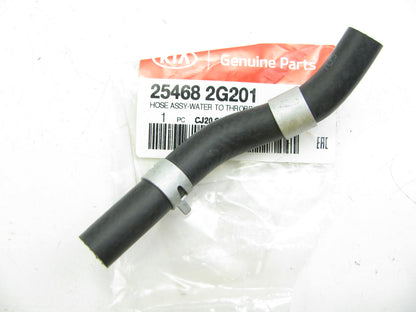 NEW - OEM 254682G201 Throttle Body Inlet Coolant Hose For 2010-2015 Kia 2.4L-L4