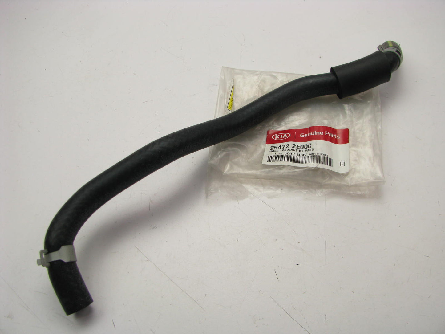 NEW - OEM 254722E000 Water Pump Coolant Bypass Hose For 2012-2018 Kia 2.0L-L4