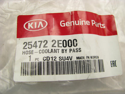 NEW - OEM 254722E000 Water Pump Coolant Bypass Hose For 2012-2018 Kia 2.0L-L4