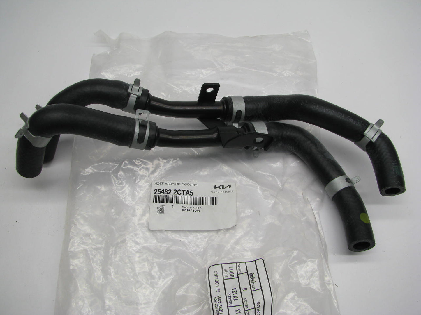 NEW GENUINE 254822CTA5 Oil Cooling Hose Tube OEM For 2018-2020 Kia Stinger AT