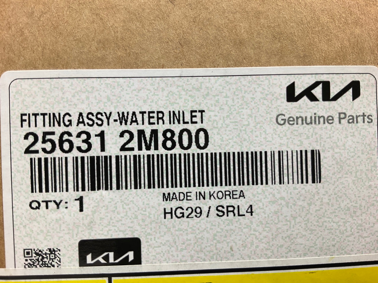 NEW Coolant Water Inlet Flange Tube Pipe OEM For 2021-2023 Kia K5 1.6L TURBO