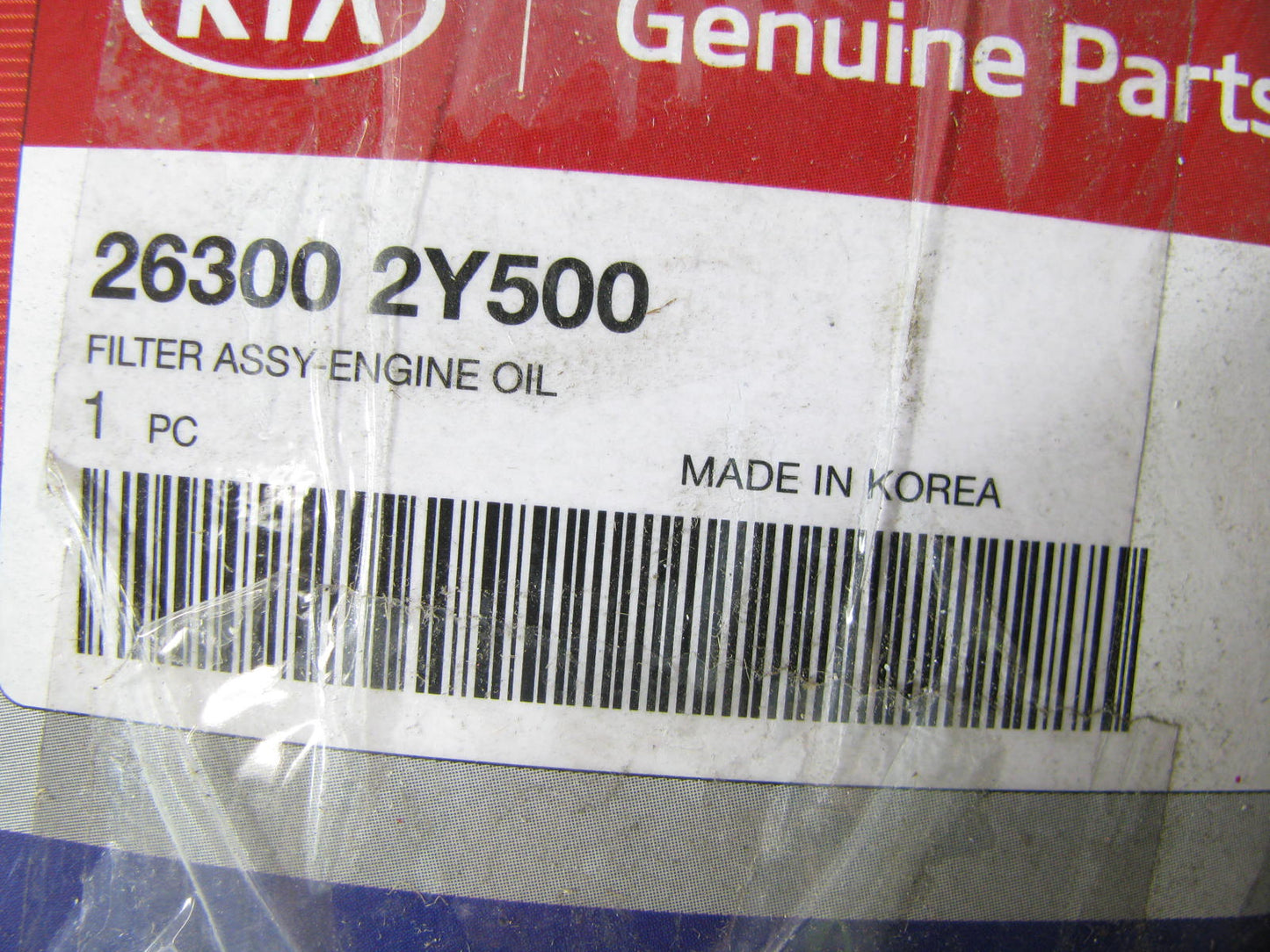 (2) NEW GENUINE Engine Oil Filters OEM For Kia 263002Y500