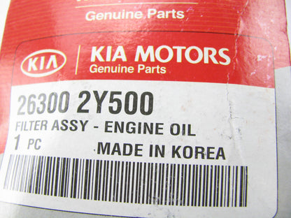 NEW GENUINE OEM Engine Oil Filter For Kia 263002Y500