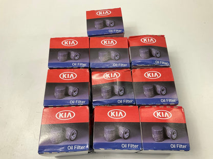 10 PACK - Genuine Engine Oil Filters OEM For Kia 2630035505