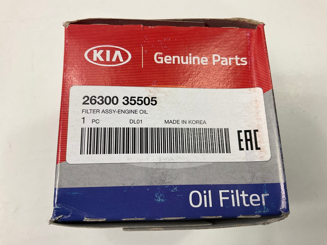 10 PACK - Genuine Engine Oil Filters OEM For Kia 2630035505