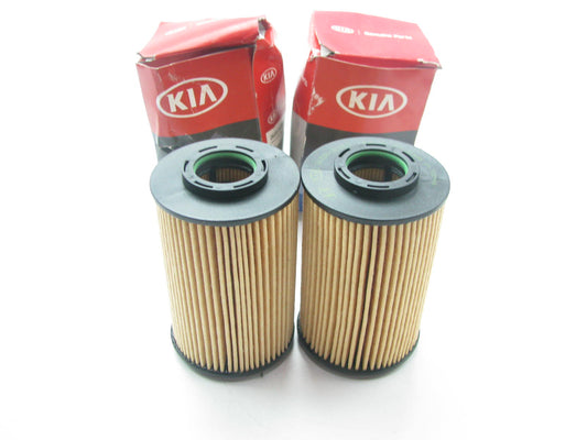 (2) NEW - OEM 263203C250 Engine Oil Filter For 2008-2011 Kia 3.3L 3.8L-V6