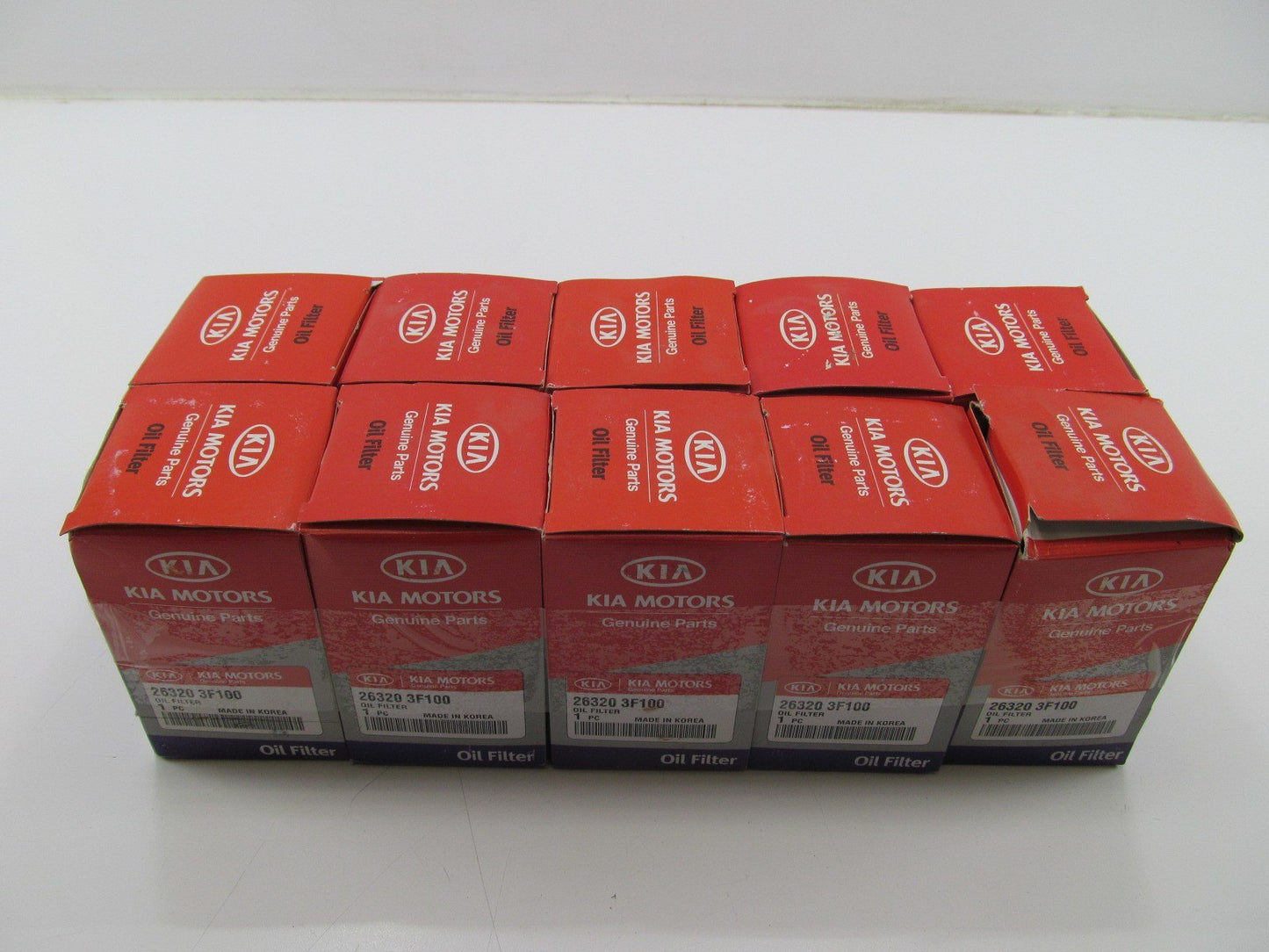 (10) NEW - OEM GENUINE Engine Oil Filters For Kia 263203F100