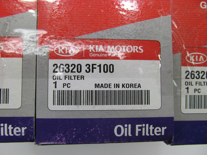 (10) NEW - OEM GENUINE Engine Oil Filters For Kia 263203F100