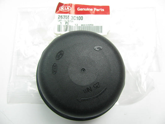 NEW GENUINE Engine Oil Filter Cap Cover For 2006-2014 KIA 3.5L 3.8L 263513C100