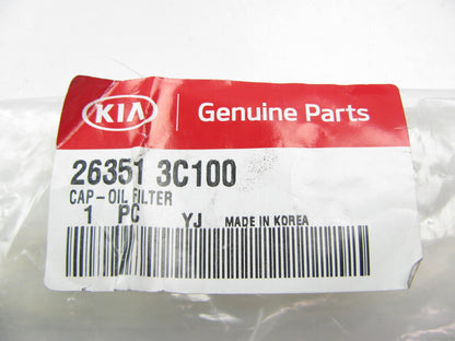 NEW GENUINE Engine Oil Filter Cap Cover For 2006-2014 KIA 3.5L 3.8L 263513C100