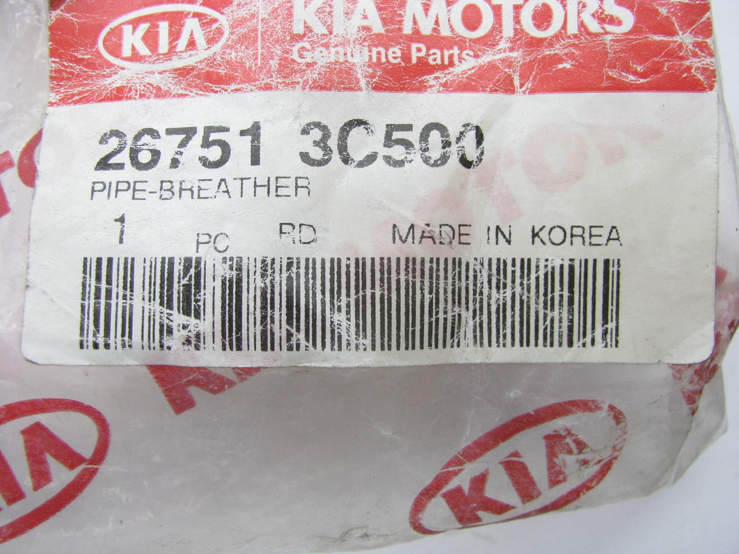 New OEM Engine Crankcase Breather Pipe Tube For 2007-08 Kia Sorento 267513C500