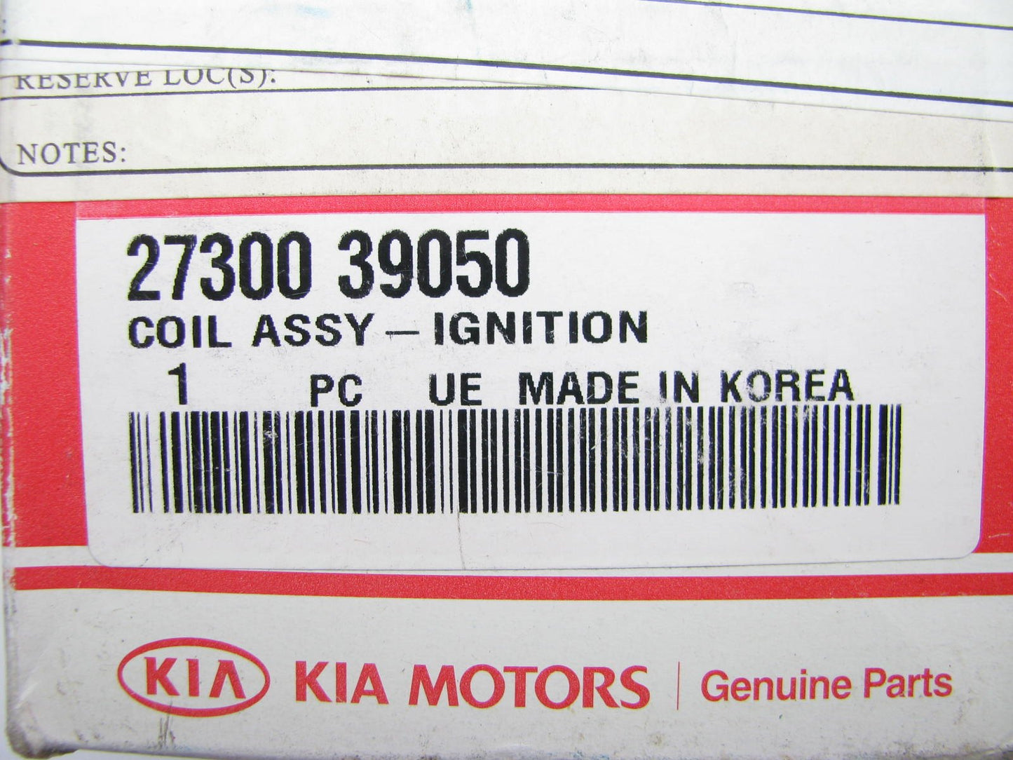 New OEM Direct Ignition Coil For 02-05 Kia Sedona 2730039050