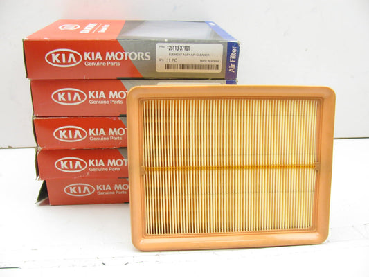 (5) NEW GENUINE OEM Engine Air Filters For 2001-06 Kia Optima 2811337101