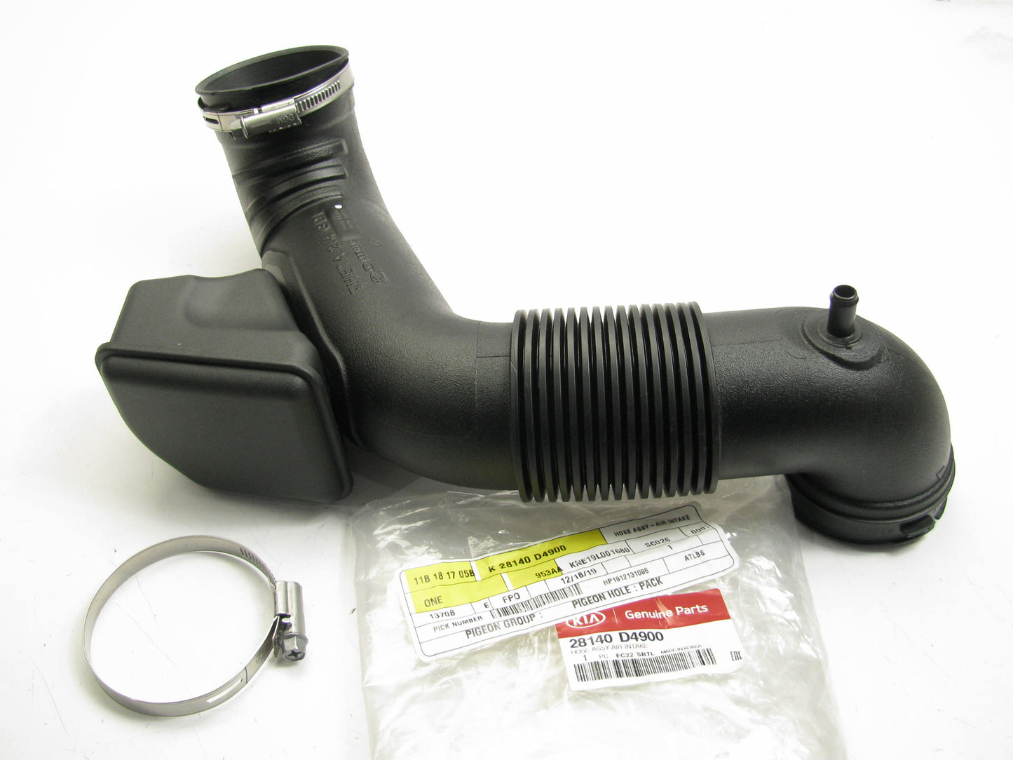 NEW Air Cleaner Intake Hose Tube OEM For 2017-2020 Kia Optima 2.4L 28140D4900