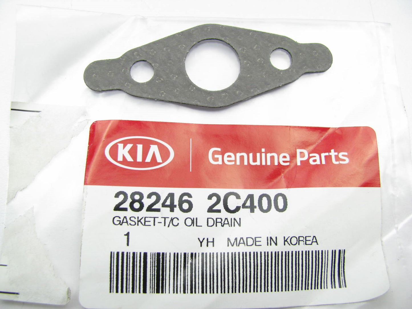 NEW - OEM Turbocharger Oil Drain Gasket For Kia 2.0L 4-CYL Turbo ONLY 282462C400