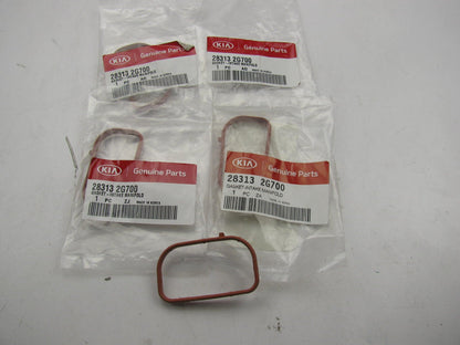 (4) NEW OEM Engine Intake Manifold Gaskets For Kia 2.0L, 2.4L I4 283132G700