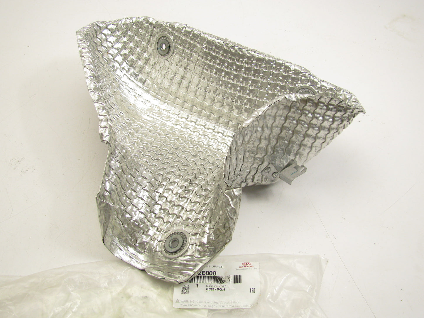 NEW Exhaust Manifold Heat Shield, Upper, OEM For Kia 285252E000
