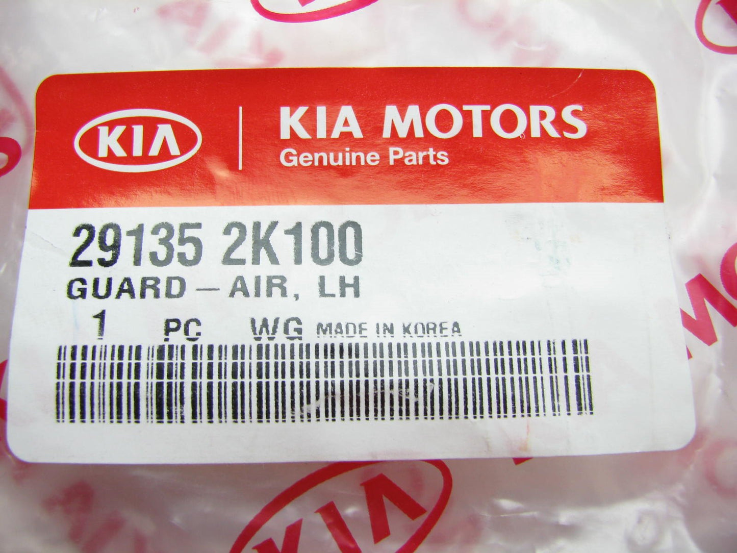 New OEM Left Radiator Air Guard Shield Deflector For 10-11 Kia Soul 291352K100
