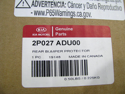 NEW 2P027ADU00 Rear Bumper Protector Pad Strip - BLACK For 2014-2015 Kia Sorento
