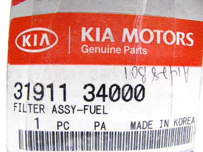 New Genuine Gas Fuel Filter OEM For Kia 3191134000