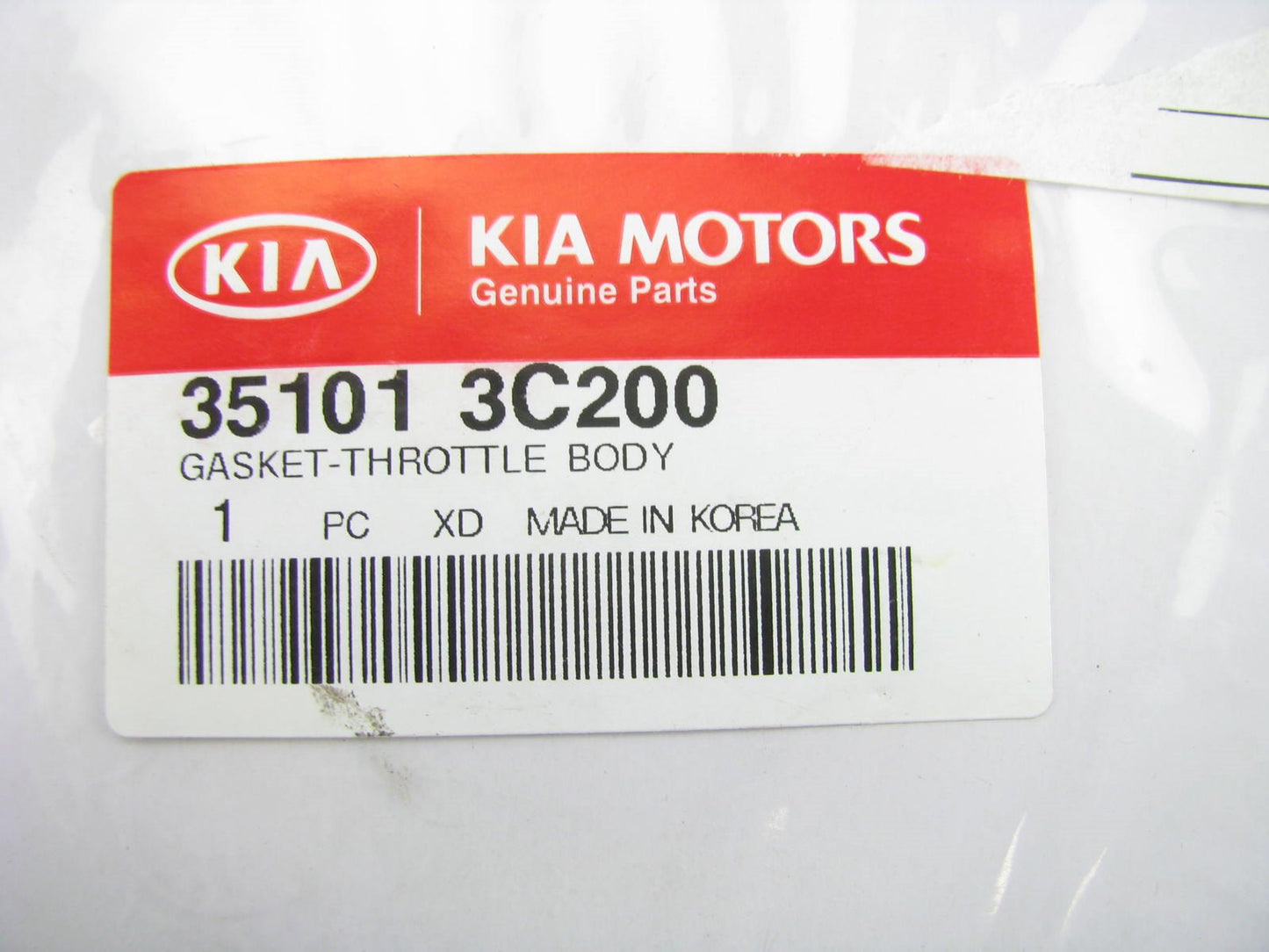 NEW - OEM 351013C200 Air Intake Throttle Body Gasket For Kia