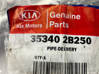 NEW - OEM 353402B250 Fuel Delivery Pipe Rail For 2017-2023 Kia 1.6L-L4