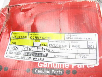 Electric Drive Motor Battery Pack Control Module Wire Harness OEM For 17-21 Niro