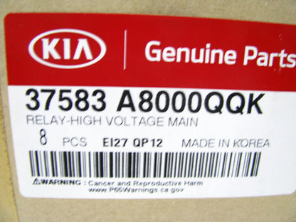 (2) NEW OEM High Voltage Relays 37583A8000QQK For Kia Hybrid