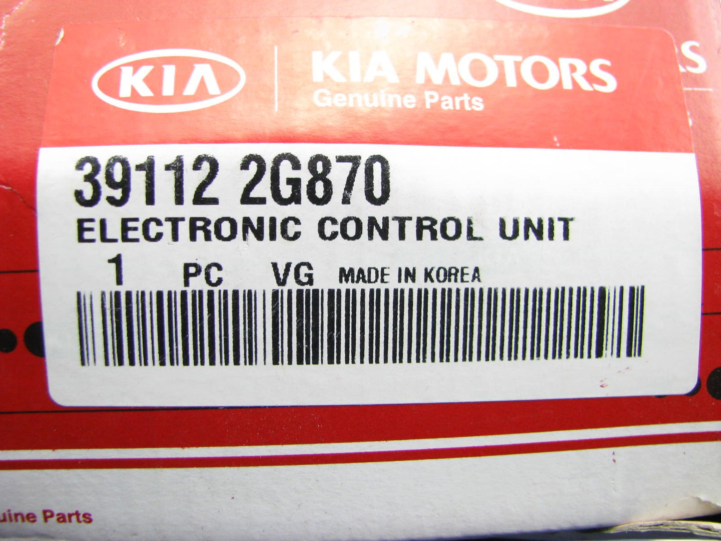 New OEM ECM Electronic Engine Control Module For 2012 Kia Optima 2.4L 391122G870