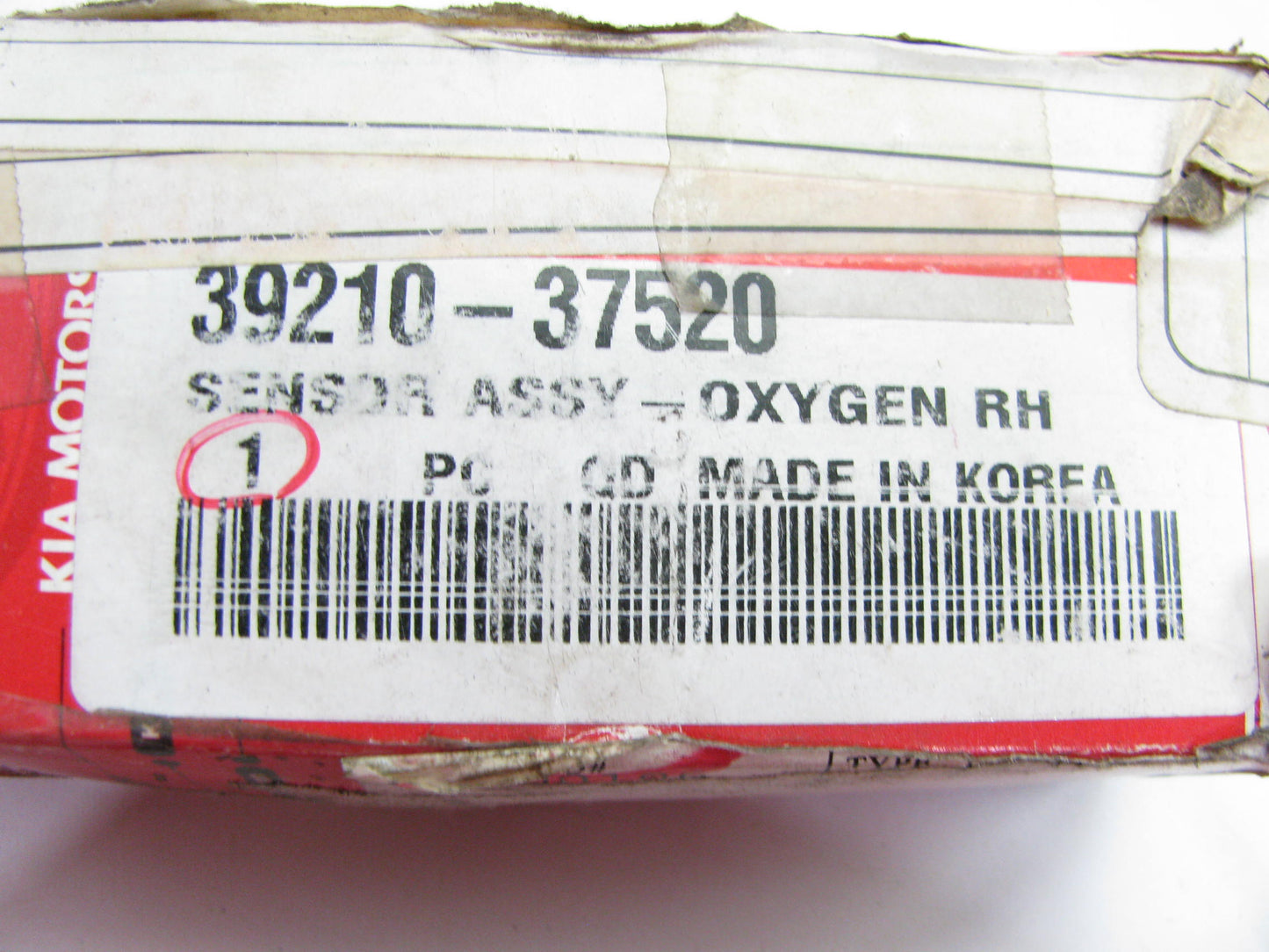 NEW GENUINE OEM For KIA 3921037520 Oxygen O2 Sensor - Downstream 2.7L V6 ONLY
