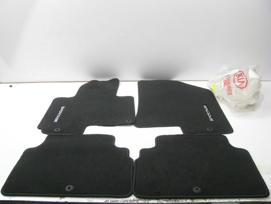 NEW Black Carpet Floor Mats 4-Piece Set OEM For 13-16 Kia Sportage 3WF14AC400WK