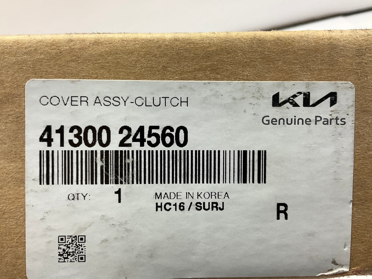 NEW - 4130024560 Clutch Pressure Plate For 11-13 Kia Optima, 11-12 Sorento 2.4L