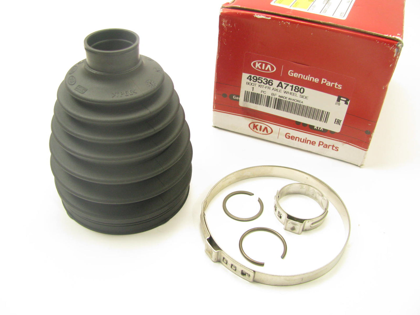 Front Axle, Wheel Side CV Axle Rubber Boot OEM For 17-18 Kia Forte 49536A7180