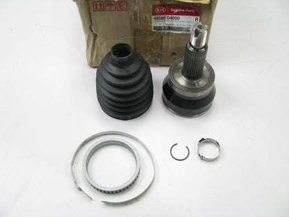 Left Outer CV Axle Rubber Boot, Wheel Side OEM For 16-20 Optima 2.4L 49580D4000