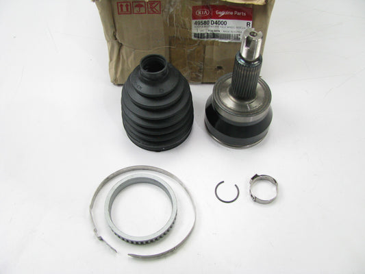 Left Outer CV Axle Rubber Boot, Wheel Side OEM For 16-20 Optima 2.4L 49580D4000