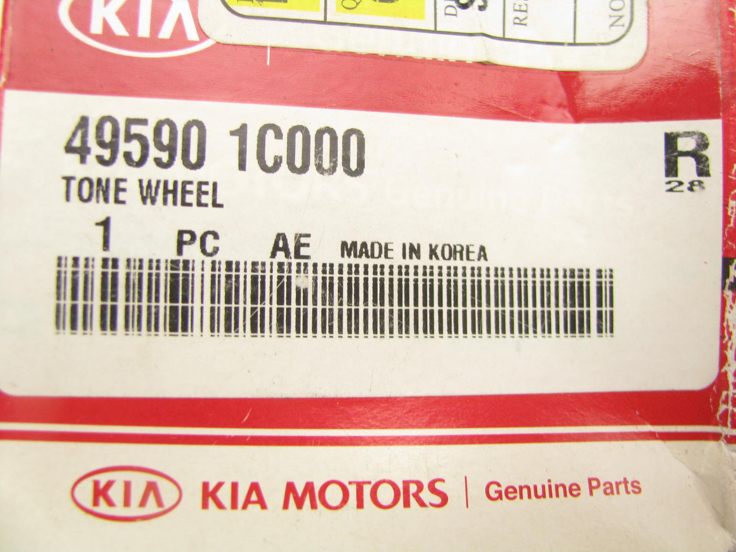 NEW - OEM Genuine Front ABS Tone Wheel For 2005-2011 Kia Rio 495901C000
