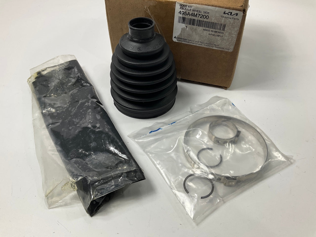 CV Axle Joint Rubber Boot Kit, Front Outer OEM For 2019-24 Forte Auto Trans 2.0L