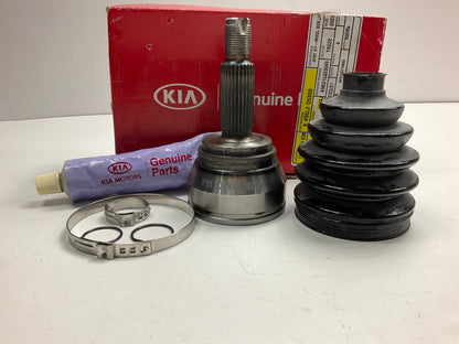 Left Drivers CV Axle Joint Rubber Boot Kit, Wheel Side OEM For 21-24 Seltos AWD