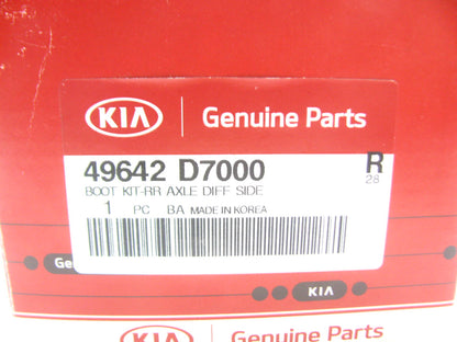 Rear Axle Differential Side CV Boot Kit OEM For 16-22 Kia Sportage 49642D7000