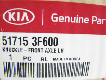 NEW GENUINE FRONT LEFT Steering Knuckle OEM For 2006-09 Kia Amanti 517153F600
