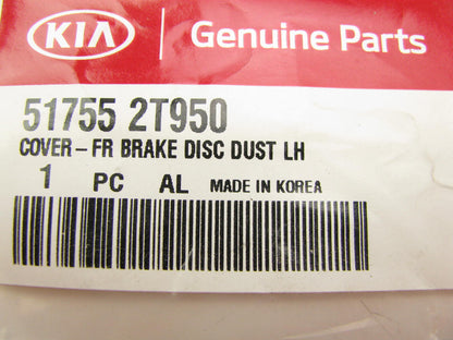 NEW OEM 517552T950 Front Left Brake Backing Plate For 11-15 Optima 14-16 Cadenza