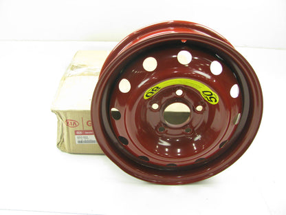NEW GENUINE Spare Wheel Rim Red OEM For 14-16 Kia Forte Forte Koup 529102H910