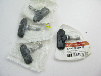 (4) NEW TPMS Tire Pressure Monitor Sensors (SEALED) OEM For Kia 529333X205FFF
