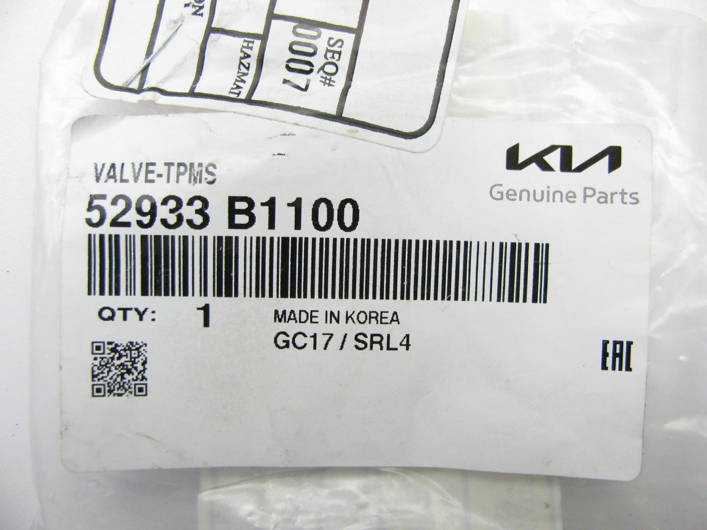 NEW GENUINE TPMS Tire Pressure Monitor Sensor OEM For Kia 52933B1100