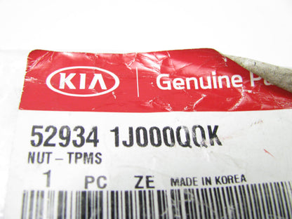(4) NEW - OEM Tire Pressure Monitoring System TPMS Sensor Nut For Kia