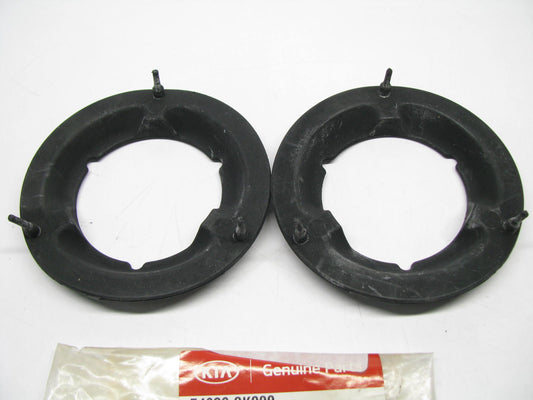 (2) NEW - OEM 546232K000 Front Upper Coil Spring Rubber Insulator For Kia