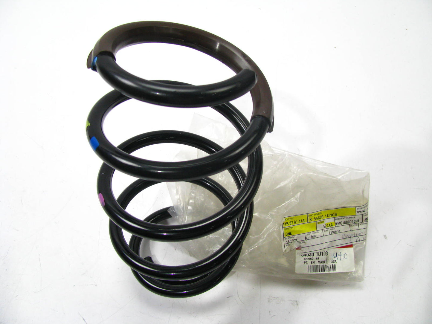 NEW - OEM 546301U103 Front Suspension Coil Spring For 2009-2012 Kia Sorento